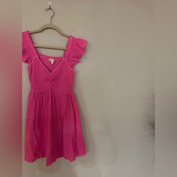 LoveShackFancy Athalia Mini Dress - Flirty Fuchsia - Size XS - Picture 9 of 16